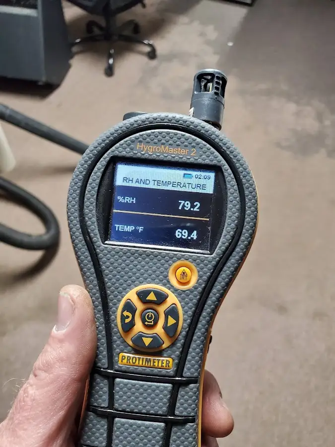 Moisture meter humidity assessment for Fire & Smoke Damage Restoration in Red Oak